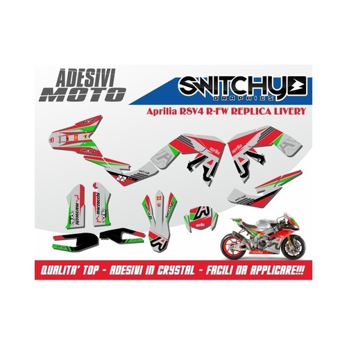 Kit adesivi grafiche aprilia - adesivi,