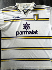 Maglia da trasferta originale autentica Lotto Parma Calcio 1998/1999 uomo extra large