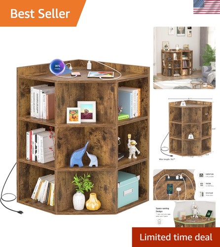 Libreria angolare compatta - , con