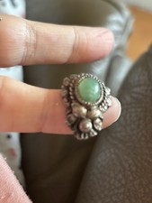 Orecchini Orecchino Etnico Pietre  Dure Argento Indiano Avventurina Sìngolo