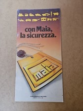 Maia Macchine Movimento Terra Brochure Pubblicitaria Lingua Italiana 
