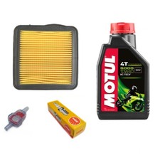 Kit Assistenza Filtro Aria, Candela, Olio, Filtro Carburante per Honda CBF 125 2009-2016