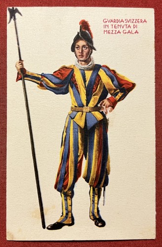 Cartolina uniformi guardia - cartolina,