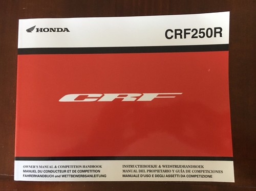 Manuale honda crf - honda, 250