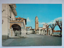 MOSSO SANTA MARIA Piazza Chiesa auto car Biella vecchia cartolina