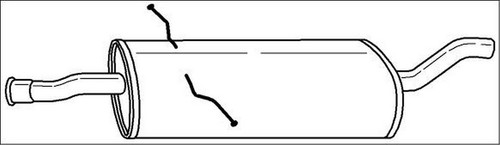 116 silenziatore centrale - 116,