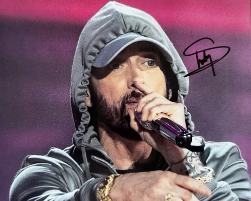 Eminem slim shady firmato 8x10 - shady,