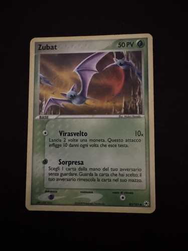 Carta pokemon zubat 101 - carta,