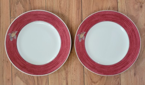 Piatto rosso natalizio