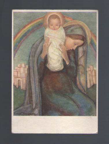 Cartolina zandrino il - zandrino, dono
