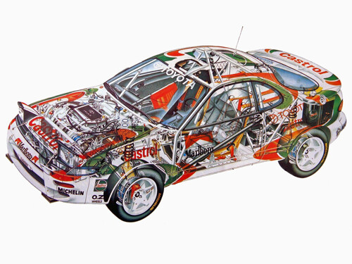Poster parete toyota - poster,