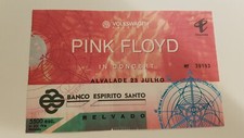 BIGLIETTO PINK FLOYD CONCERTO PORTOGALLO ALVALADE 23 JULHO 1994 TICKET
