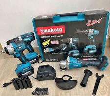 Kit 3 in 1 Smerigliatrice angolare Trapano Avvitatore impulsi 68v MAKOTA