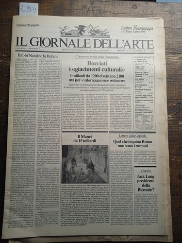 Giornale dell arte anno - giornale,