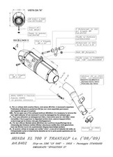 SCARICO LEOVINCE SBK TERMINALE LV ONE OMOLOGATO HONDA XL 700 V TRANSALP 