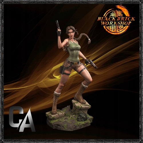 Lara croft ca3d stampa non - ca3d, 3d