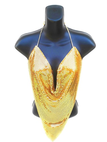Top donna rete metallica - top,