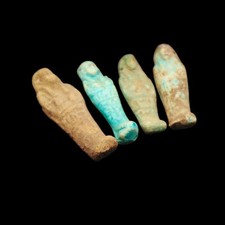 Set 4 Figurine Pietra/Faience