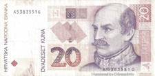 Croazia - 20 Kuna 2001  P. 39
