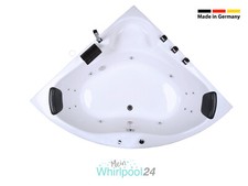 Vasca da bagno angolare Whirlpool 130-155 | Borkum Classic 2 persone, NUOVO