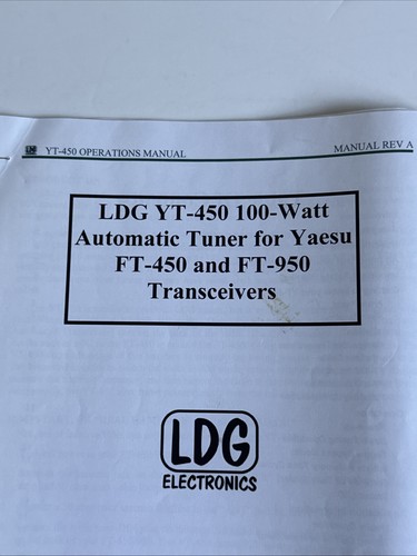 Ldg electronics 450 - electronics, yt-450