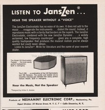 Janszen 1958 altoparlante - janszen,