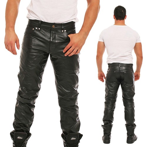 Pantalone uomo vera pelle