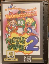 Neo Geo Mvs Puzzle Bobble 2 Bust a move with Snaplock and insert, original game