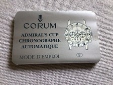 Libretto Istruzioni Corum Automatic Admiral’s Cup Chronograph