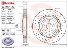 Disco freno anteriore BREMBO