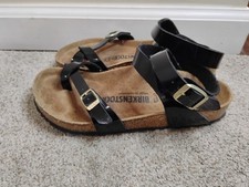 BIRKENSTOCK Sandali da donna 37/6 US Standard Yara Habana neri alla caviglia