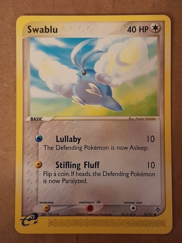 Pokemon swablu ex - pokemon,