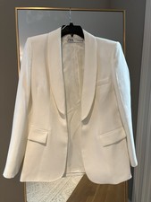 White Zara Blazer Size Medium