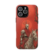 Per iPhone / Galaxy / Pixel | Custodia inchiostro telefono - Wasteland Knight Crusader