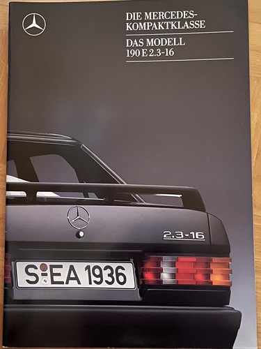 Brochure depliant mercedes 190 - brochure,