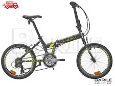 Bici  ATALA TENDER 20 " Pieghevole - Richiudibile Barca - Camper Nero Giallo