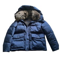 Piumino uomo Yves Salomon blu