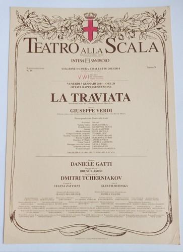 Locandina teatro alla scala - teatro,