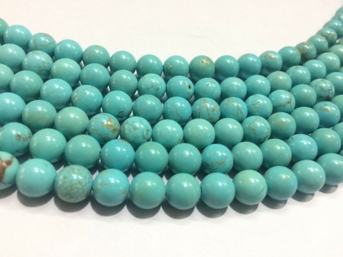 Magnasite turchese blu rotonda