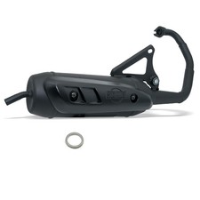 Impianto di scarico LeoVince impianto completo SITO PLUS, acciaio per MBK Booster 50