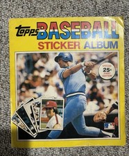 Album adesivi Topps Baseball 1981-con ogni singolo adesivo sul posto vedi foto