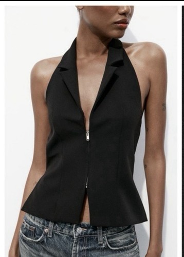 Canotta donna zara nera senza - nera,
