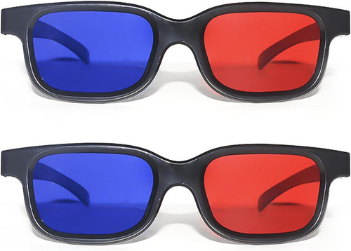2occhiale rossi blu - rossi, e