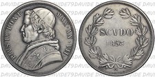 STATO PONTIFICIO - PIO IX - SCUDO 1853 - RICONIO