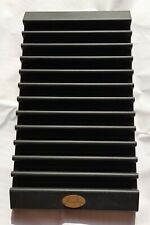 Porta CD da TAVOLO (espositore) 12 posti nero plastica marchio Rainbow