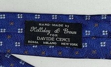 Cravatta Holliday & Brown per Davide Cenci 100% Seta