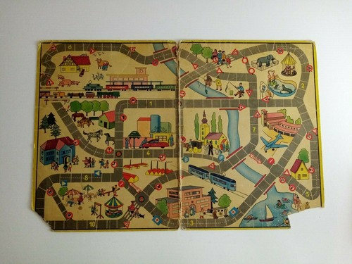 Vecchio tabellone gioco - da,