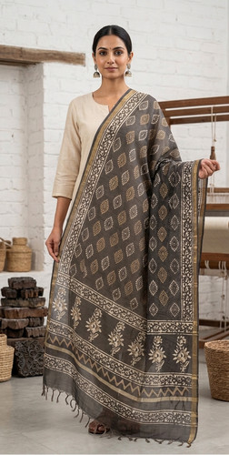 Sciarpa seta chanderi - "sciarpa,