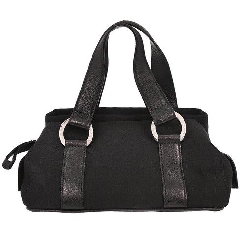 Bvlgari black canvas logomania - bvlgari,