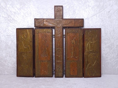 Pezzi trittico altare - pezzi,